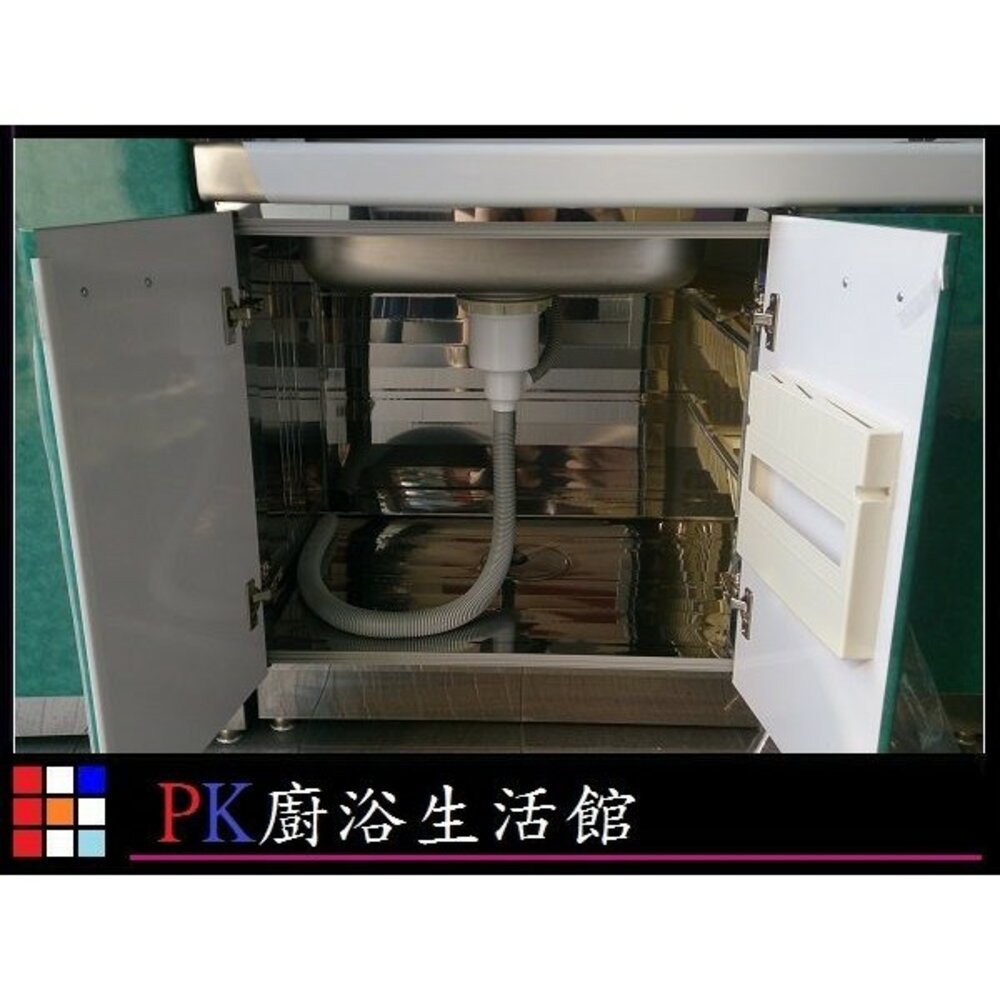 高雄 #304 不銹鋼小三件分件式流理台 白鐵枱面 美耐板 【KW廚房世界】-圖片-1