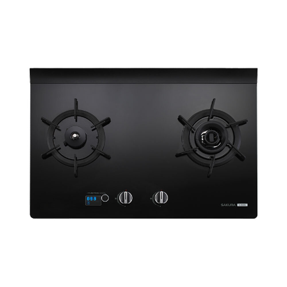 【免運費】 高雄 櫻花牌 G2928G 3D智能雙炫火二口黑色玻璃 檯面爐 G2928 瓦斯爐 限定區域送基本安裝-圖片-1