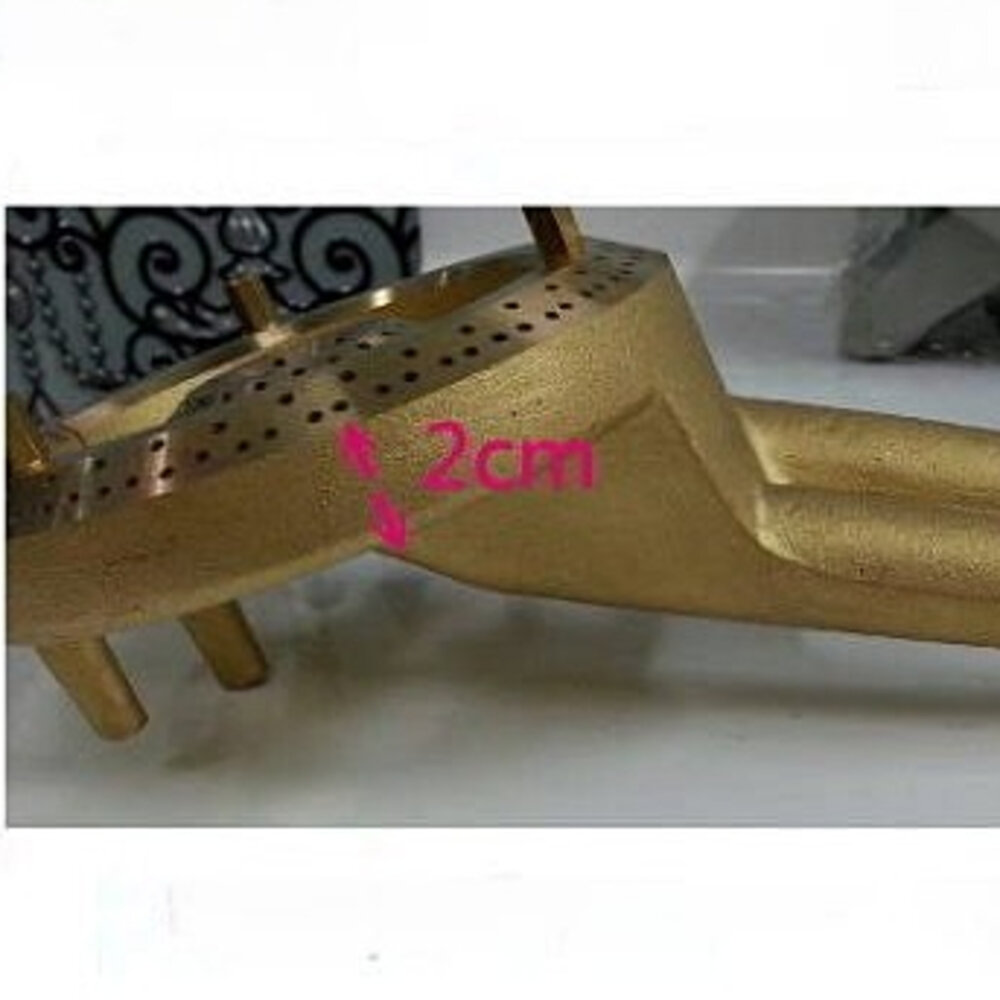 高雄 瓦斯爐零件 一般崁入爐 23度 專用純銅爐心雙環-圖片-2