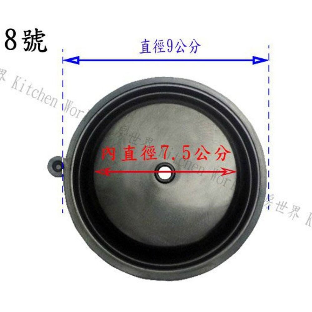 高雄 熱水器配件 9公分水盤皮 莊頭北熱水器專用-圖片-1