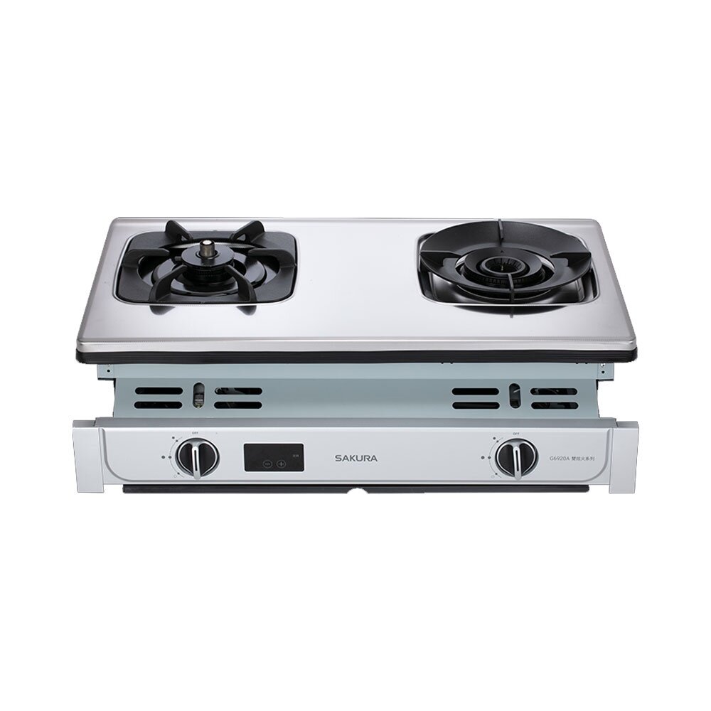 【免運費】 高雄 櫻花牌 G6920A 智動關 雙炫火 安全 嵌爐 瓦斯爐 G6920 限定區域送基本安裝-圖片-1