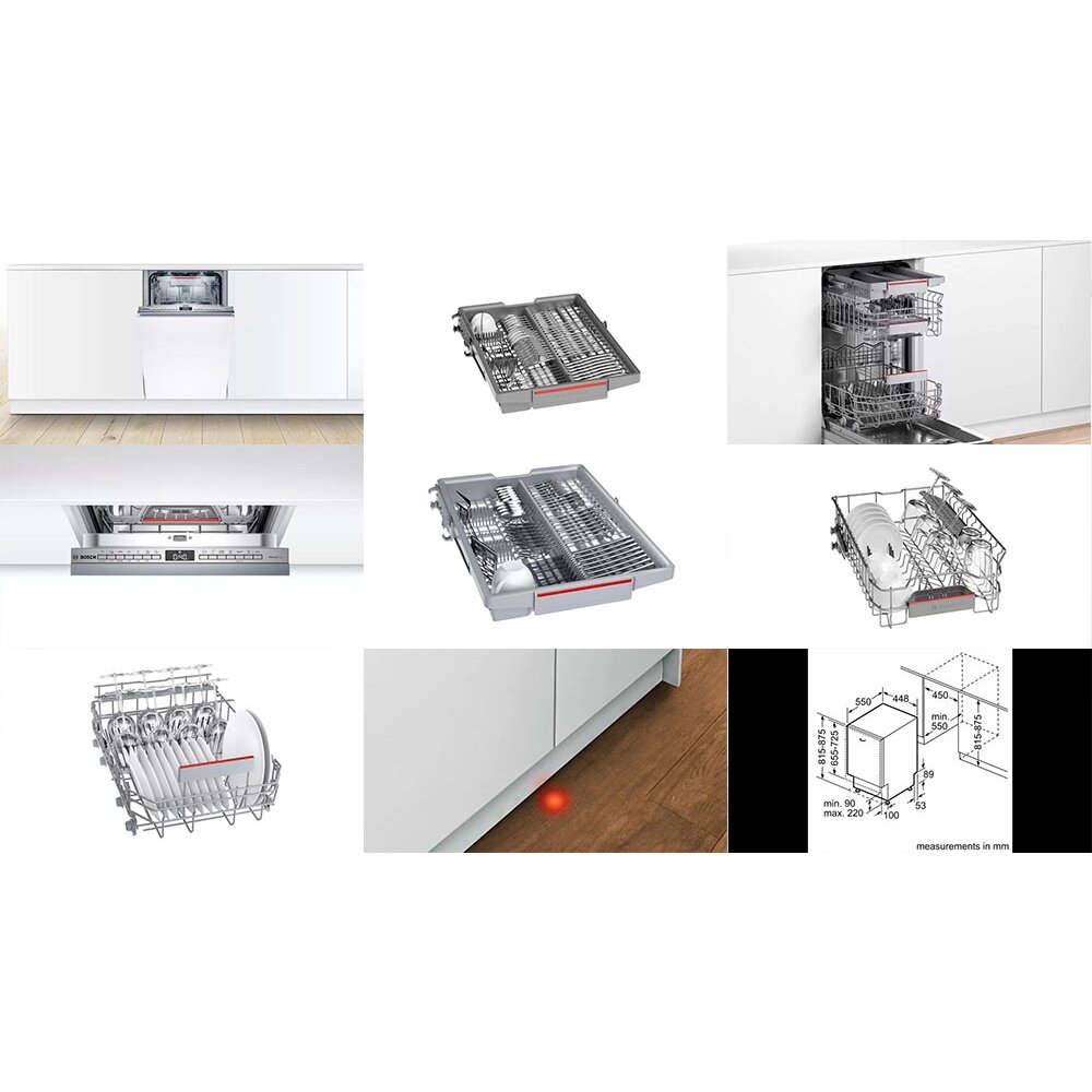 BOSCH 博世 SPV4IMX00X 全嵌式 洗碗機 45 cm 台南高雄屏東市區含安裝-圖片-3