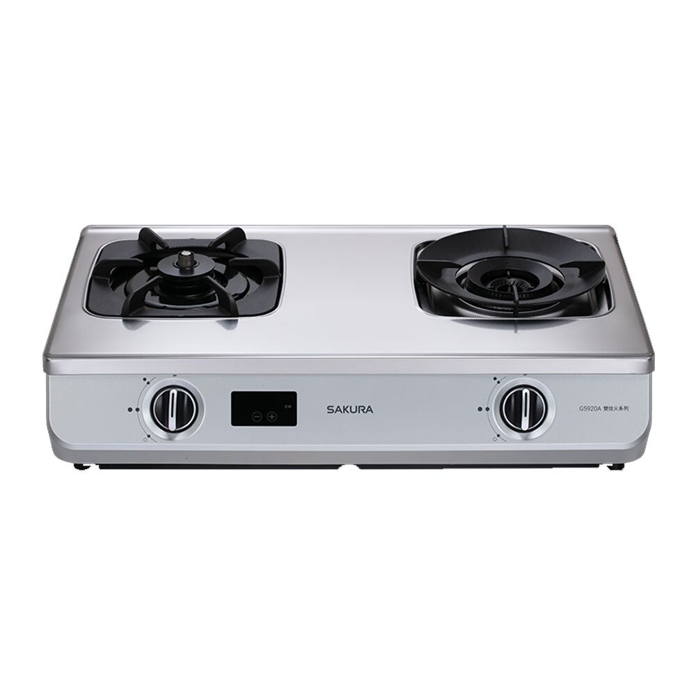 【免運費】 高雄 櫻花牌 G5920A 智動關 雙炫火 安全 台爐 瓦斯爐 G5920 限定區域送基本安裝-圖片-1