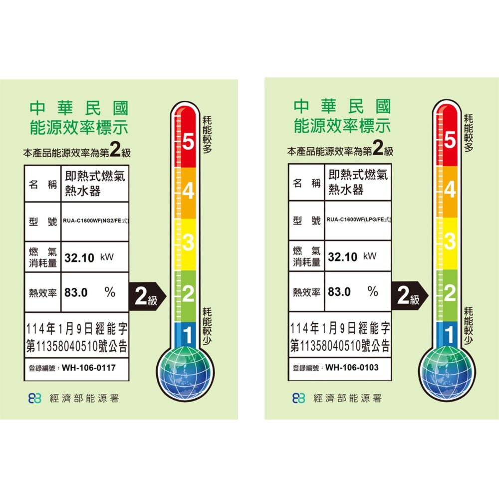 林內牌強排熱水器 RUA-C1600WF 16L 數位恆溫 RUA-1600 限定區域送基本安裝-圖片-2