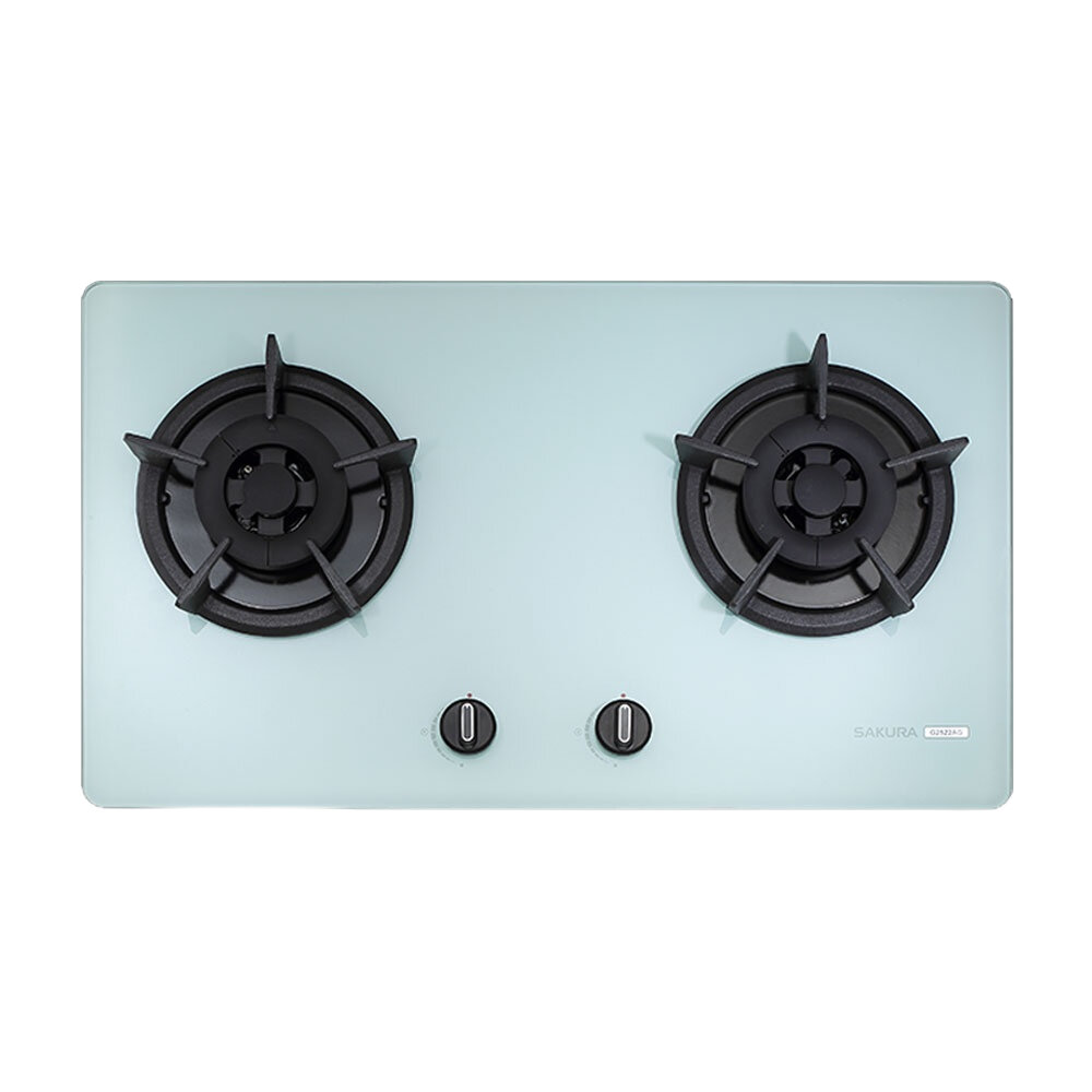 【免運費】 高雄 櫻花牌 G2522AGW 二口 小面板 易清 檯面爐 瓦斯爐 G2522 白玻 限定區域送基本安裝-圖片-1