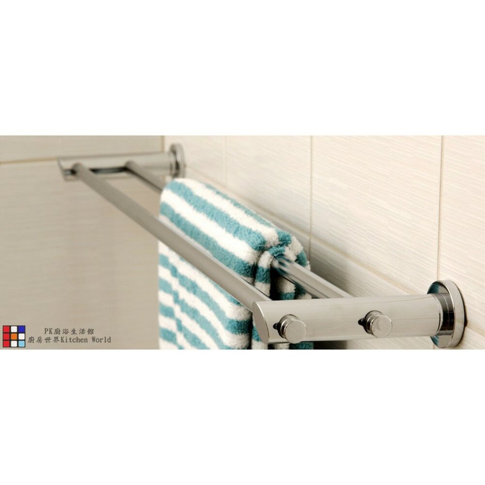 高雄 Day&Day 日日 不鏽鋼衛浴配件 3245C 45cm 單桿毛巾掛桿組(3000系列)【廚房世界】-圖片-3