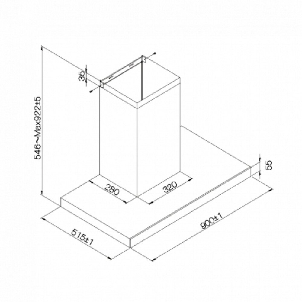 高雄 莊頭北 TR-5898 倒T式 歐化 排油煙機 90cm ☆Turbo馬達 抽油煙機 限定區域送基本安裝-圖片-2