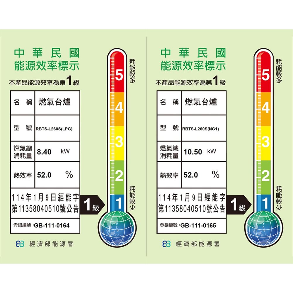 林內牌 彩焱系列 RBTS-L260S 嵌入式 彩焱不銹鋼 雙口爐瓦斯爐 限定區域送基本安裝-圖片-2