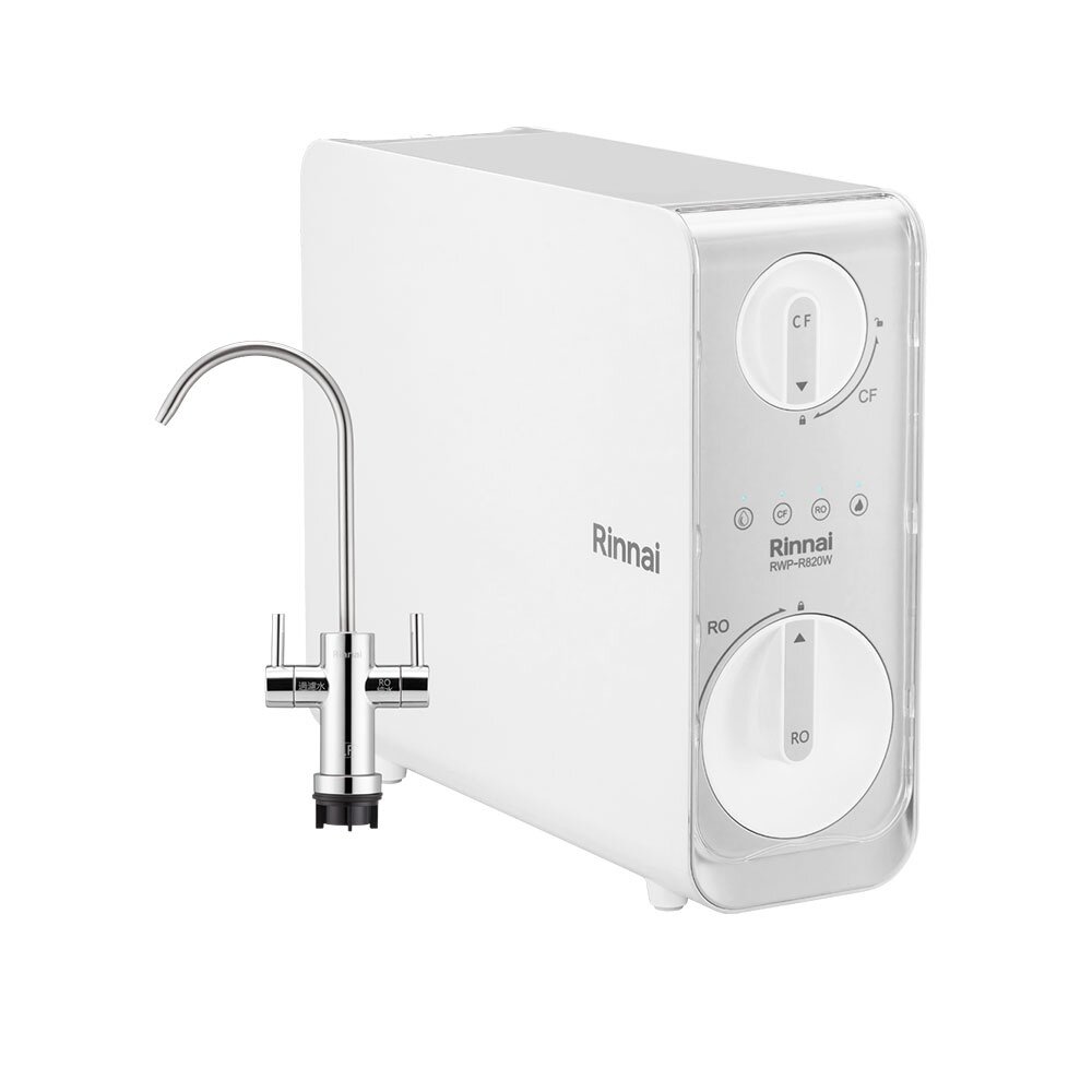 林內牌 RWP-R820W 廚下型雙效RO逆滲透淨水器 限定區域送基本安裝【KW廚房世界】-圖片-1