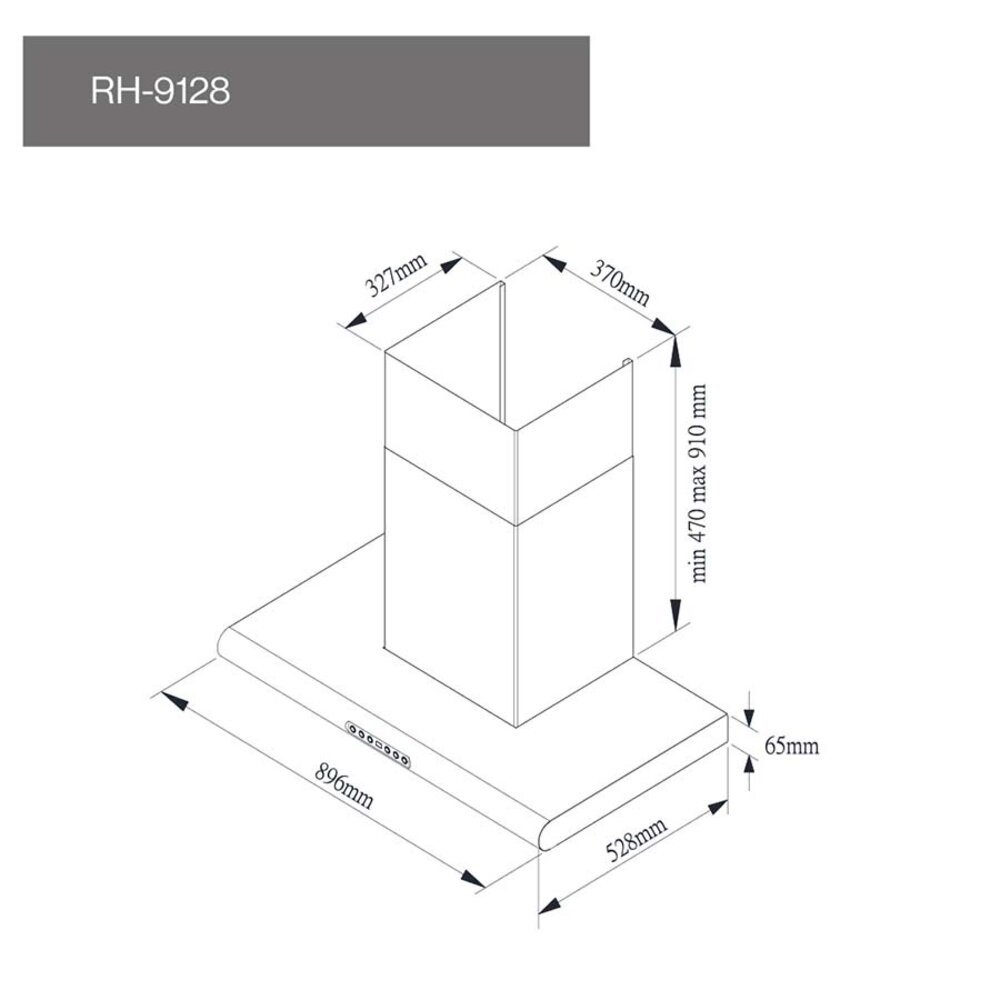 林內牌 RH-9128 90公分 倒T式導流板排油煙機 守護者小鯊 抽油煙機 限定區域送基本安裝-圖片-4