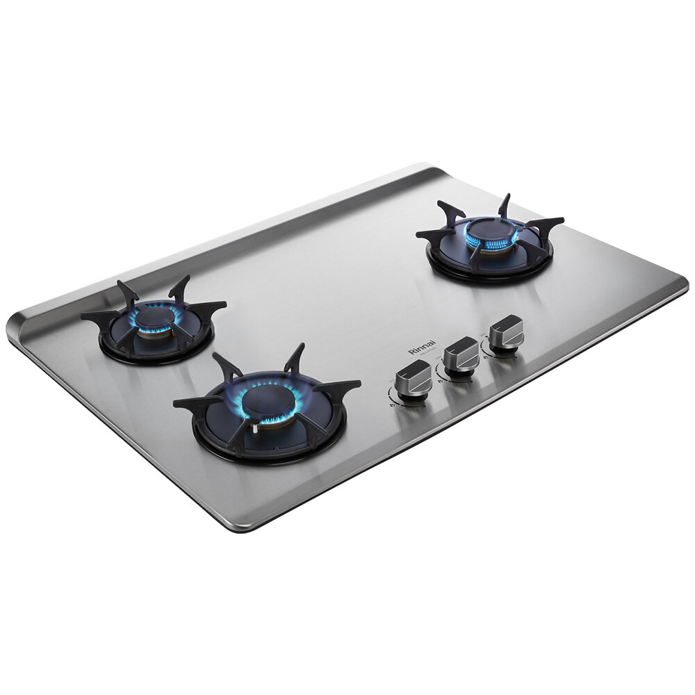 林內牌 彩焱系列 RB-L3700S(R)/(L) 林內檯面式不銹鋼三口爐 瓦斯爐 限定區域含基本安裝-圖片-1