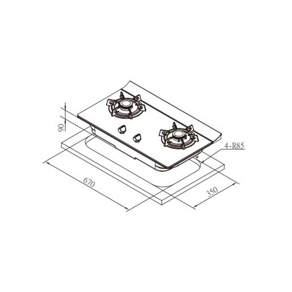 【免運費】 櫻花牌 G2826G 高效 玻璃 檯面爐 瓦斯爐 限定區域送基本安裝 【KW廚房世界】-圖片-5
