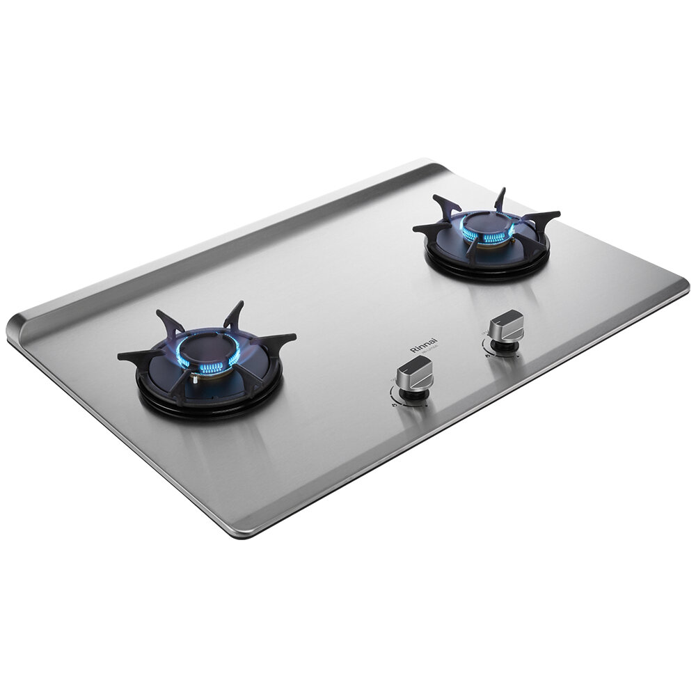 林內牌 彩焱系列 RB-L2700S 林內檯面式不銹鋼雙口爐 瓦斯爐 限定區域含基本安裝-圖片-1