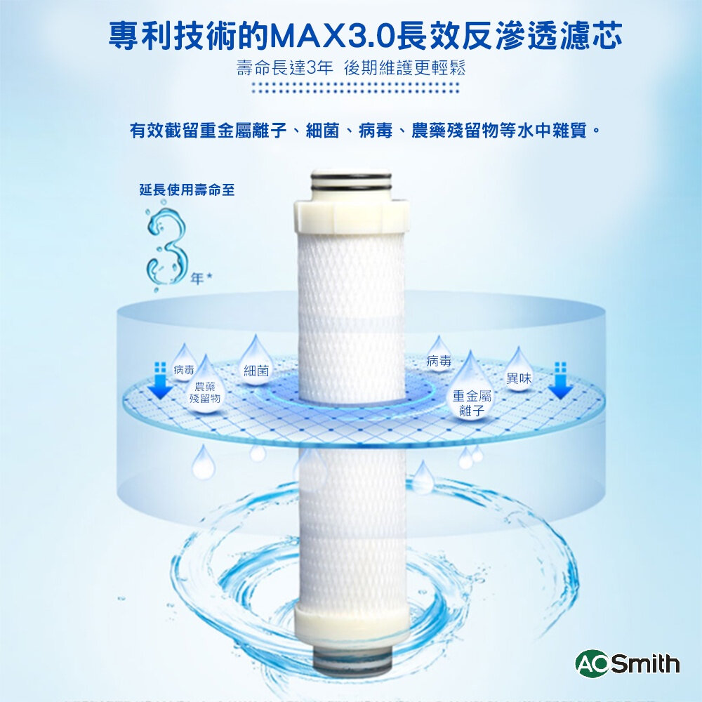 AO Smith AR75-AS-1 RO逆滲透淨水機 【KW廚房世界】-圖片-5