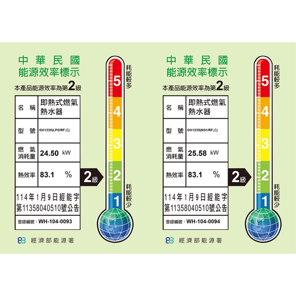 【免運費】 高雄 櫻花牌 GH1235 屋外傳統熱水器   12公升 節能熱水器 限定區域送基本安裝-圖片-2