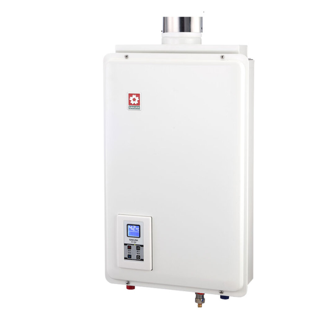 【免運費】 高雄 櫻花牌 SH1680 16L 供排平衡智能恆溫 熱水器☆ 密閉空間適用 限定區域送基本安裝-圖片-1