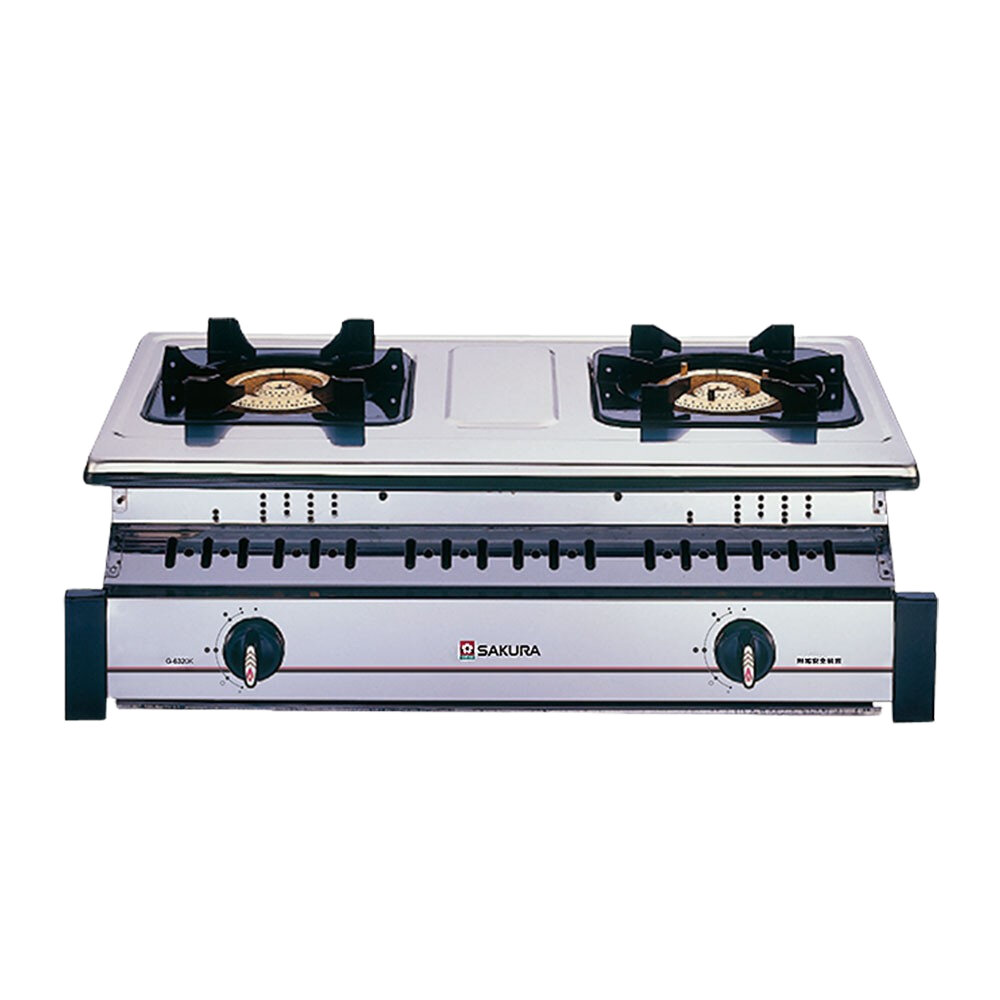 【免運費】 高雄 櫻花牌 G6320A 銅爐頭嵌入爐 瓦斯爐 限定區域送基本安裝-圖片-1