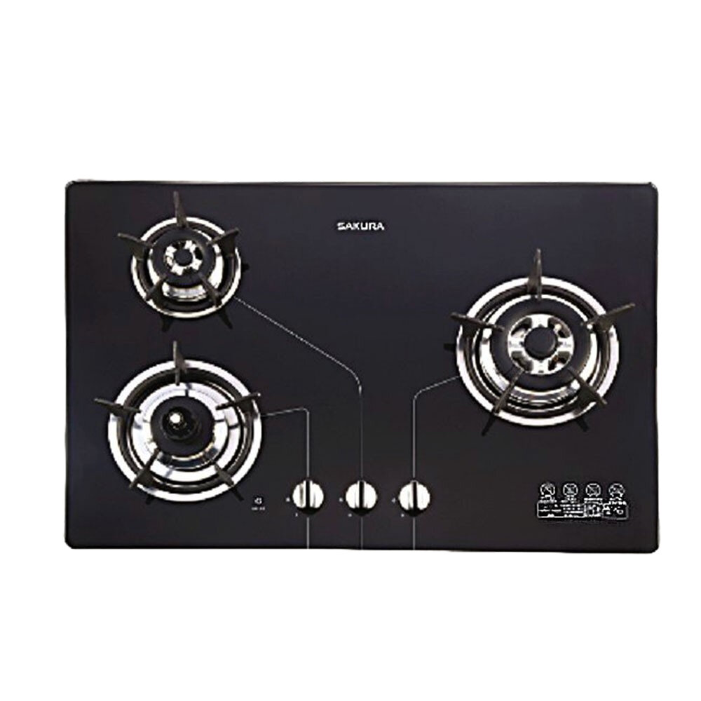 【免運費】 高雄 櫻花牌 G2830KGB 三口防乾燒節能檯面爐 瓦斯爐 G2830  限定區域送基本安裝-圖片-1