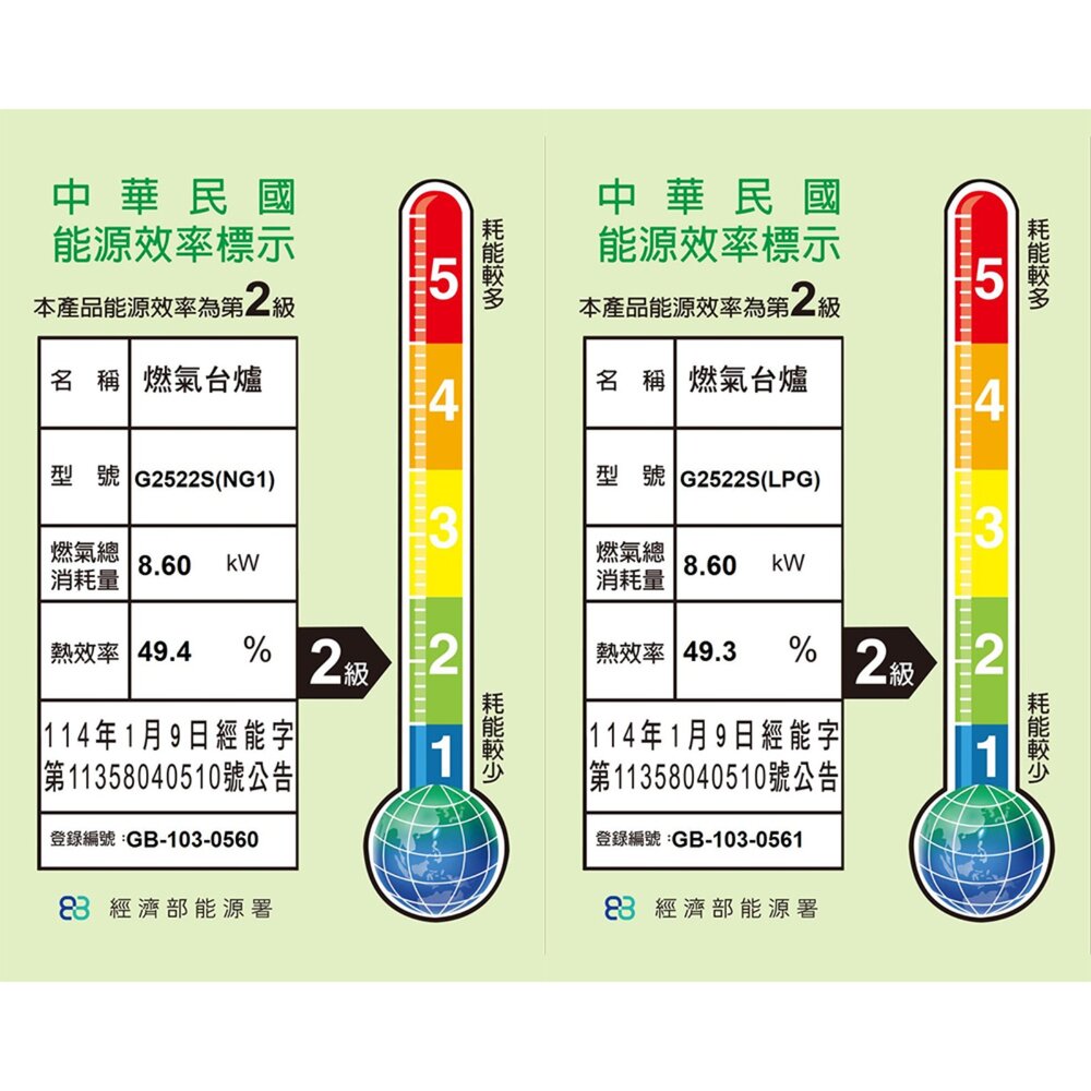 【免運費】 高雄 櫻花牌 G2522S 二口小面板易清檯面爐 瓦斯爐 G2522 不銹鋼 限定區域送基本安裝-圖片-2
