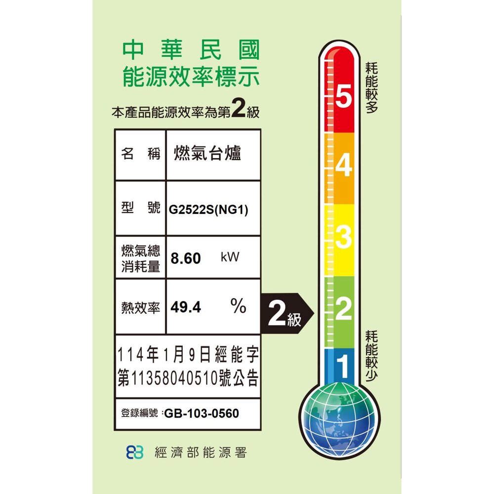 【免運費】 高雄 櫻花牌 G2522S 二口小面板易清檯面爐 瓦斯爐 G2522 不銹鋼 限定區域送基本安裝-圖片-3