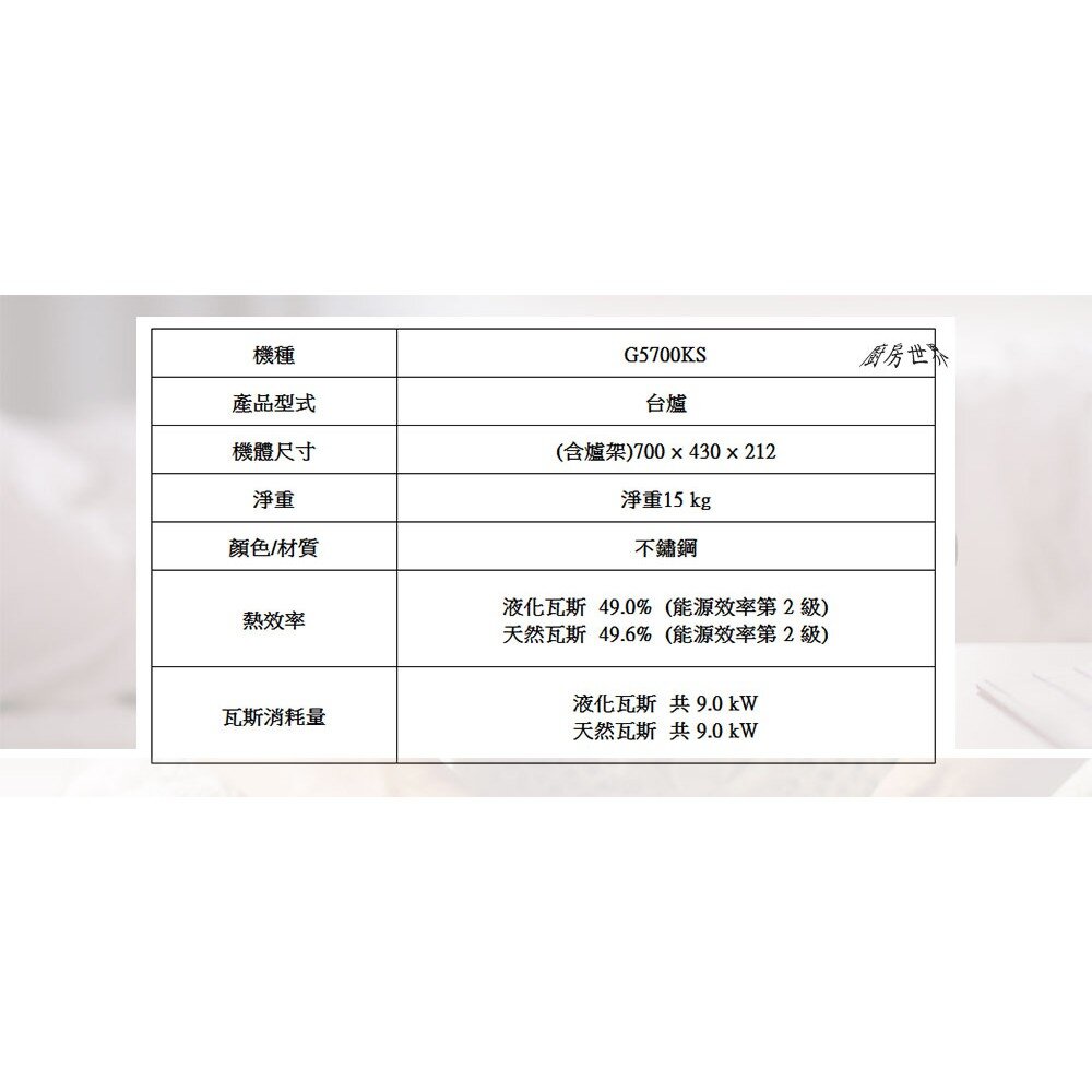 【免運費】 高雄 櫻花牌 G5700K 雙內炫安全台爐 G5700 瓦斯爐  限定區域送基本安裝-圖片-5