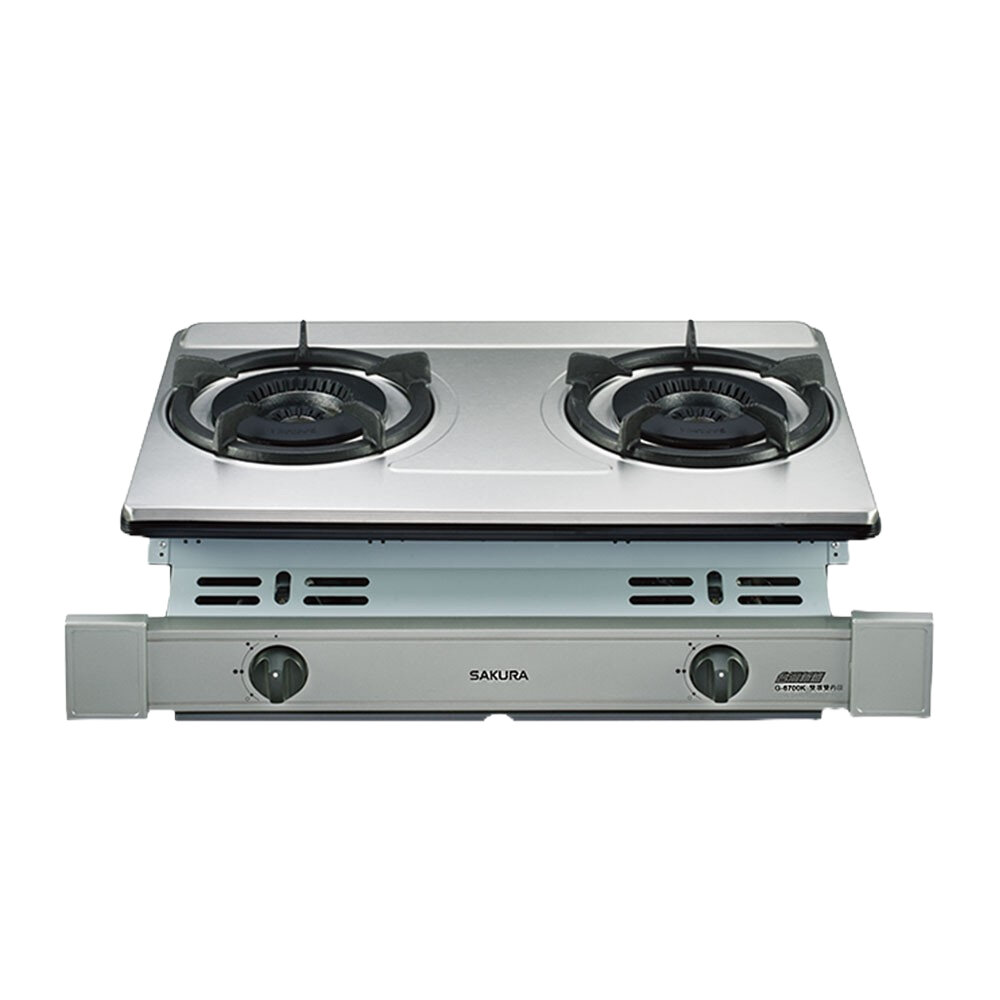 【免運費】 高雄 櫻花牌 G6700K 雙內焰安全爐 G6700 瓦斯爐  限定區域送基本安裝-圖片-1