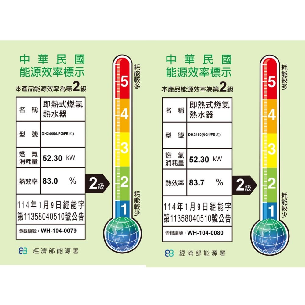 【免運費】 高雄 櫻花牌 DH2460 24L 無線溫控 智能恆溫 熱水器 限定區域送基本安裝-圖片-2