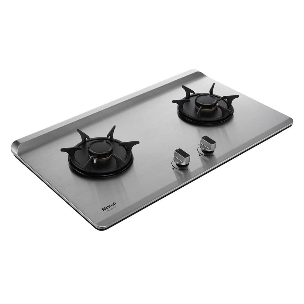 林內牌 彩焱系列 RB-L2600S 林內檯面式彩焱不銹鋼雙口爐 瓦斯爐 限定區域含基本安裝【KW廚房世界】-圖片-1