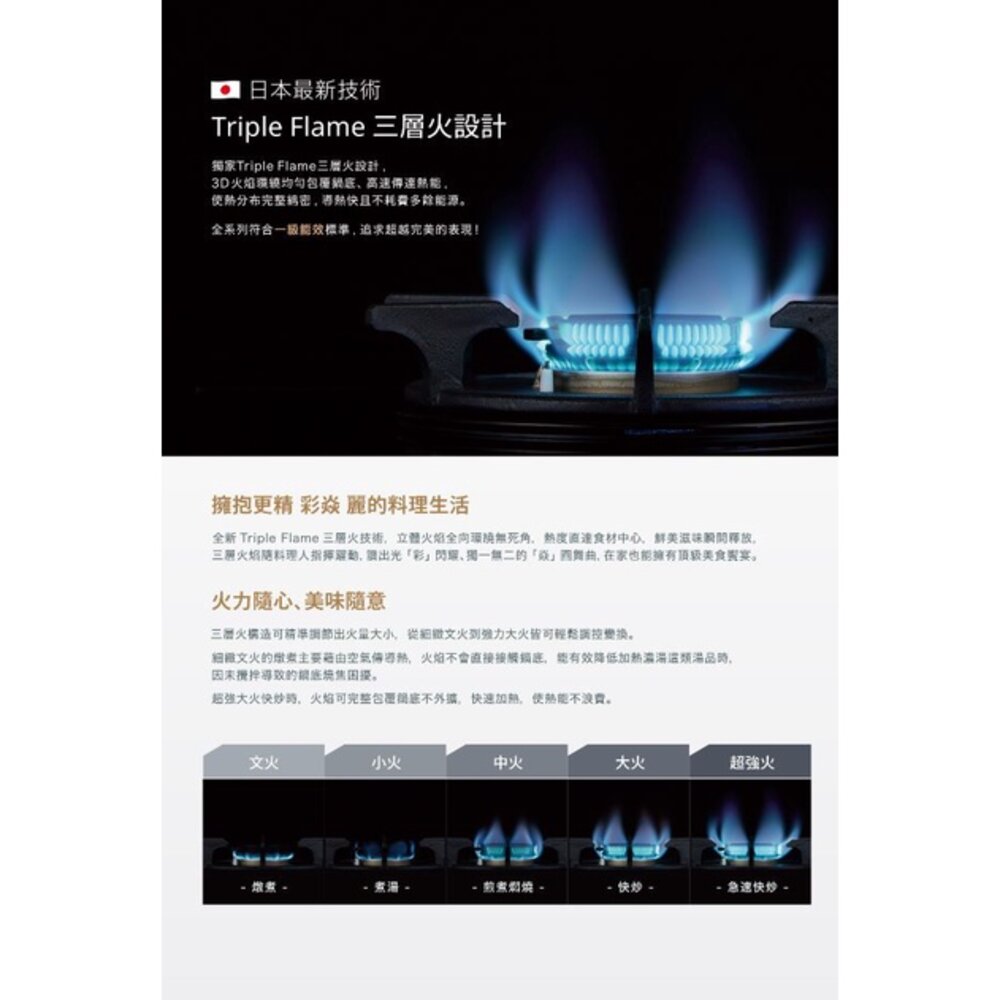 林內牌 彩焱系列 RB-L2600S 林內檯面式彩焱不銹鋼雙口爐 瓦斯爐 限定區域含基本安裝-圖片-3