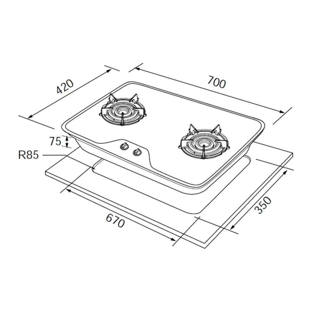 高雄 喜特麗 JT-GC209S 雙口 檯面爐 JT-209 瓦斯爐 限定區域送基本安裝【KW廚房世界】-圖片-3