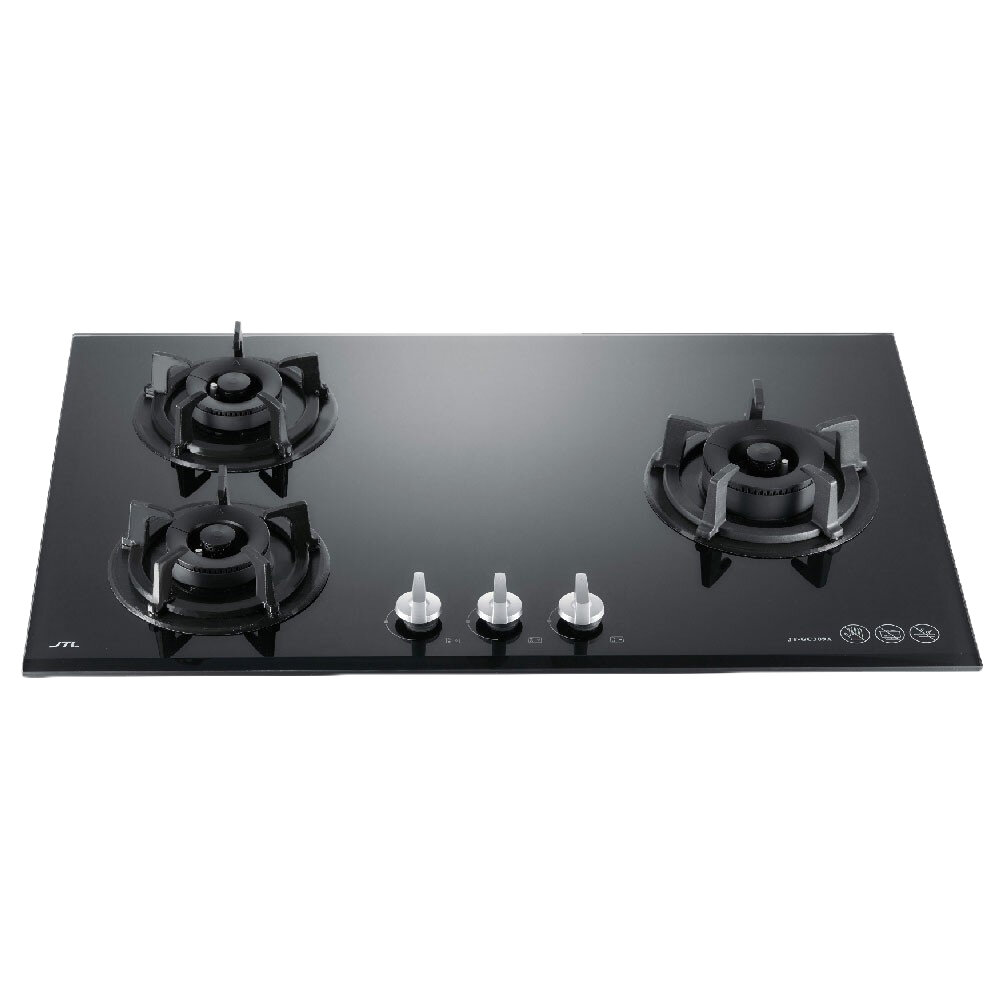 高雄 喜特麗 JT-GC309A 三口 玻璃 檯面爐 JT-309 瓦斯爐 限定區域送基本安裝-圖片-1