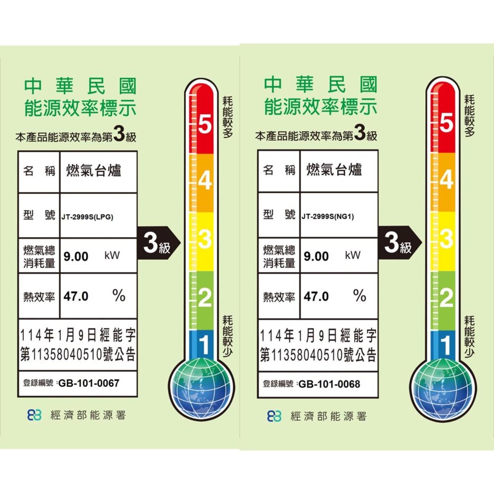 高雄 喜特麗 JT-2999S 雙口 嵌入爐 JT-2999 瓦斯爐 限定區域送基本安裝-圖片-2