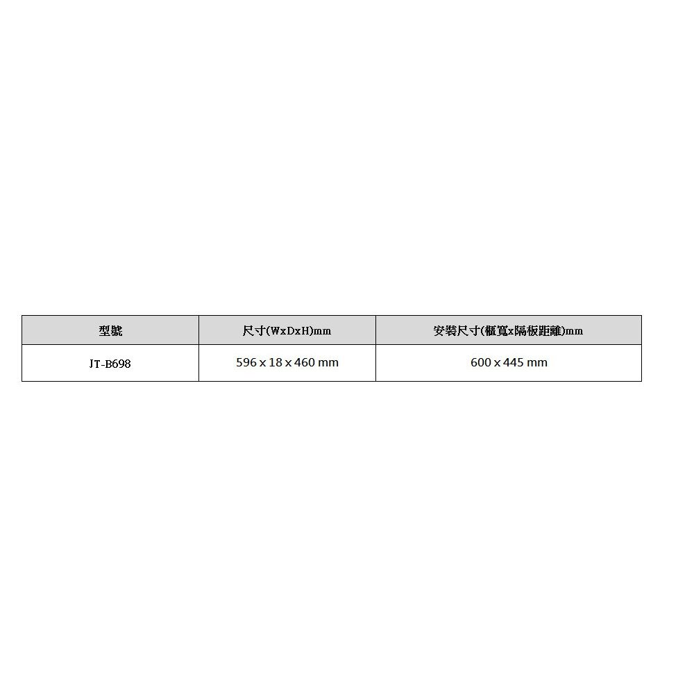 高雄 喜特麗 JT-B698 旗艦型 上掀門 德國 進口氣壓棒 嵌入式 設計 限定區域送基本安裝-圖片-5