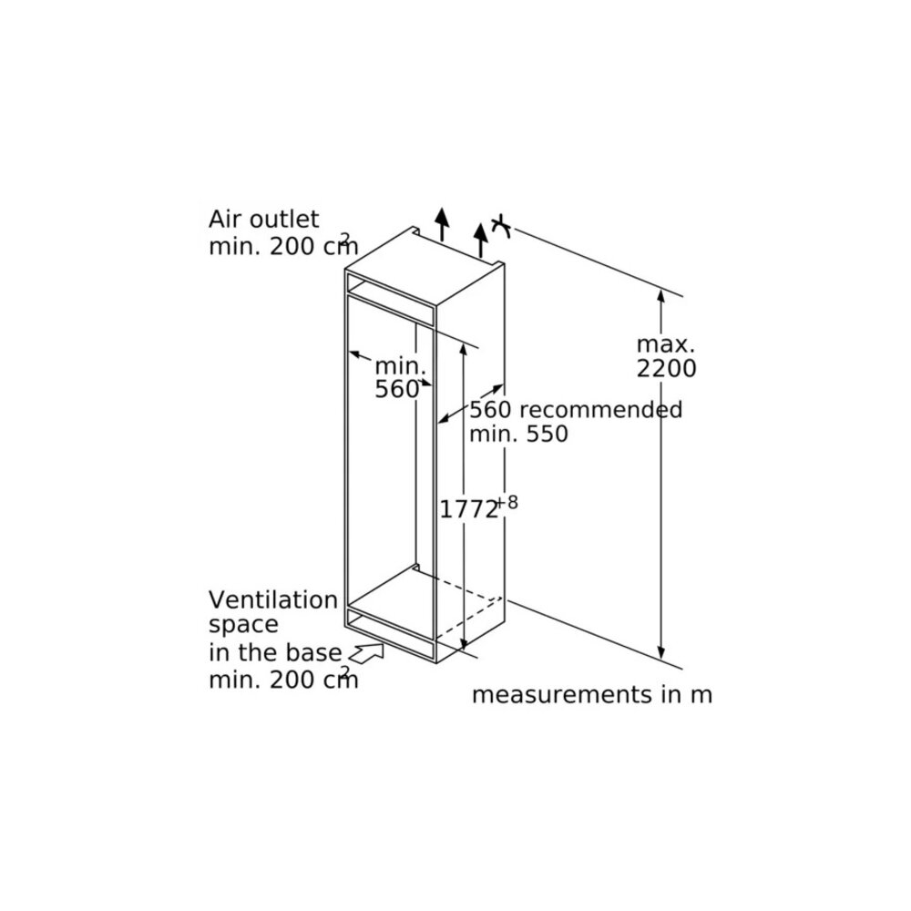 BOSCH 博世 KIF81HD30D 8系列 嵌入式冷藏冰箱 電冰箱-圖片-6