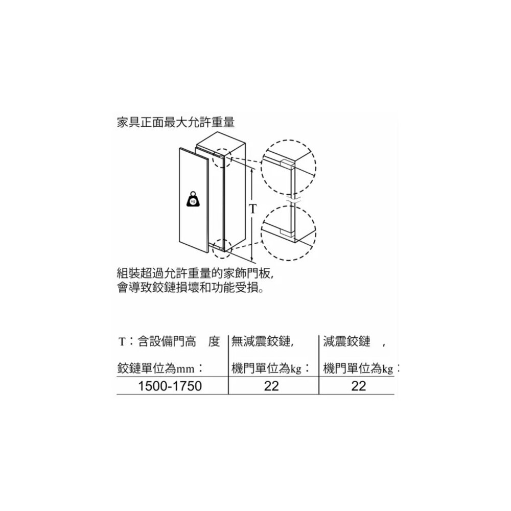 BOSCH 博世 KIF81HD30D 8系列 嵌入式冷藏冰箱 電冰箱-圖片-8
