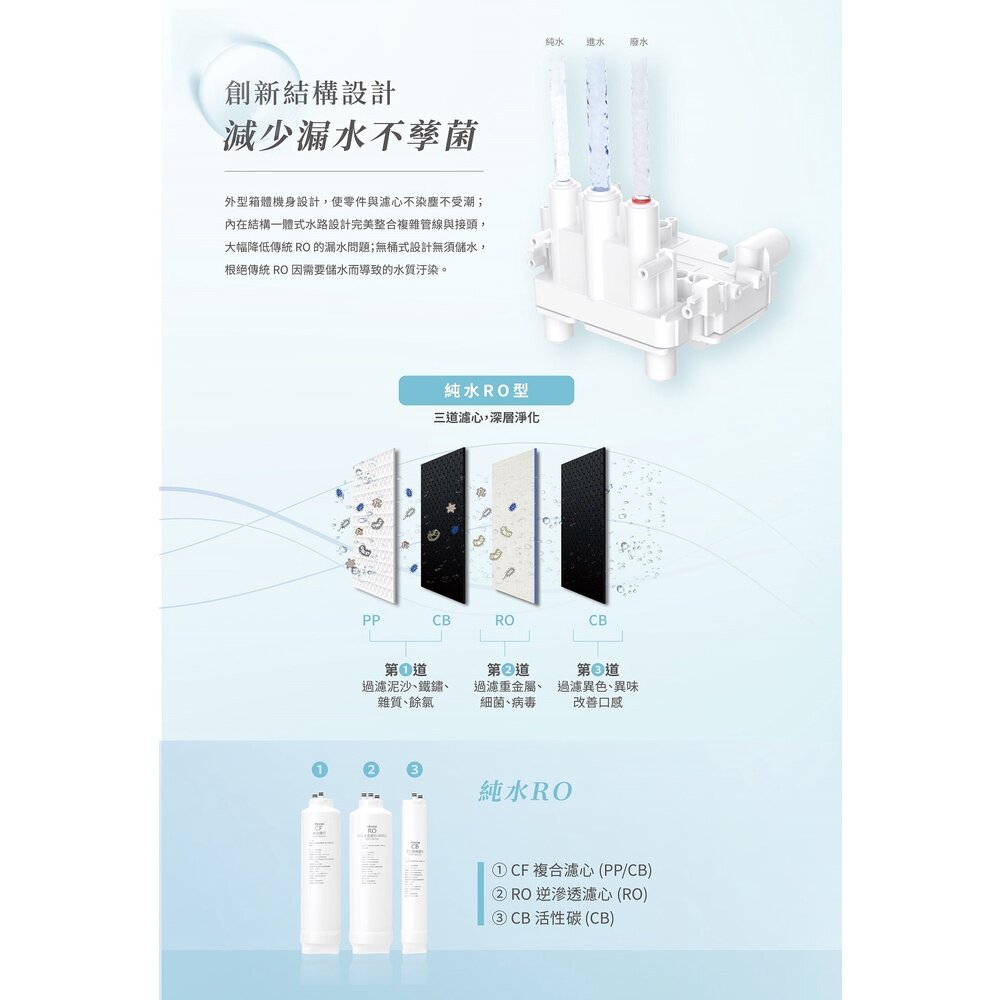 林內牌 RWP-R630V 廚下型純水RO逆滲透淨水器 限定區域送基本安裝-圖片-2