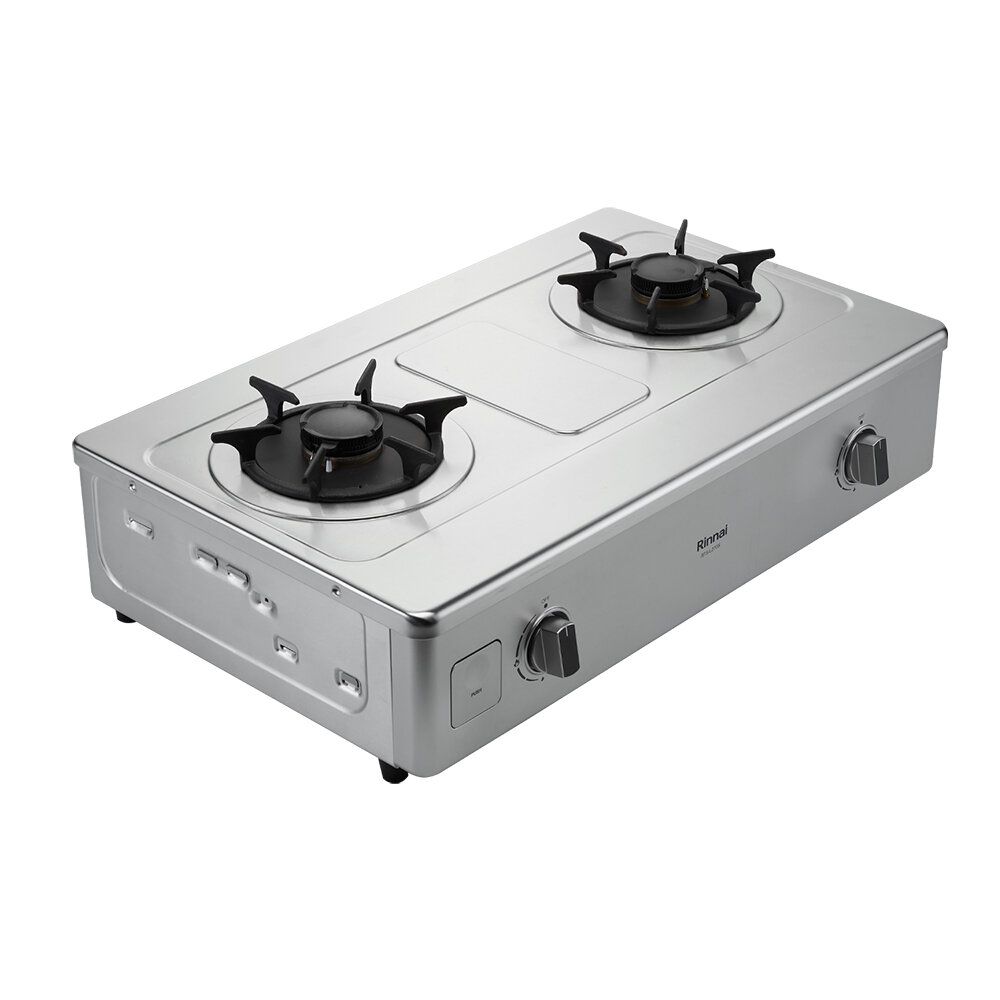 林內牌 彩焱系列 RTS-L270S 彩焱不鏽鋼雙口台爐 瓦斯爐 限定區域含基本安裝-圖片-1