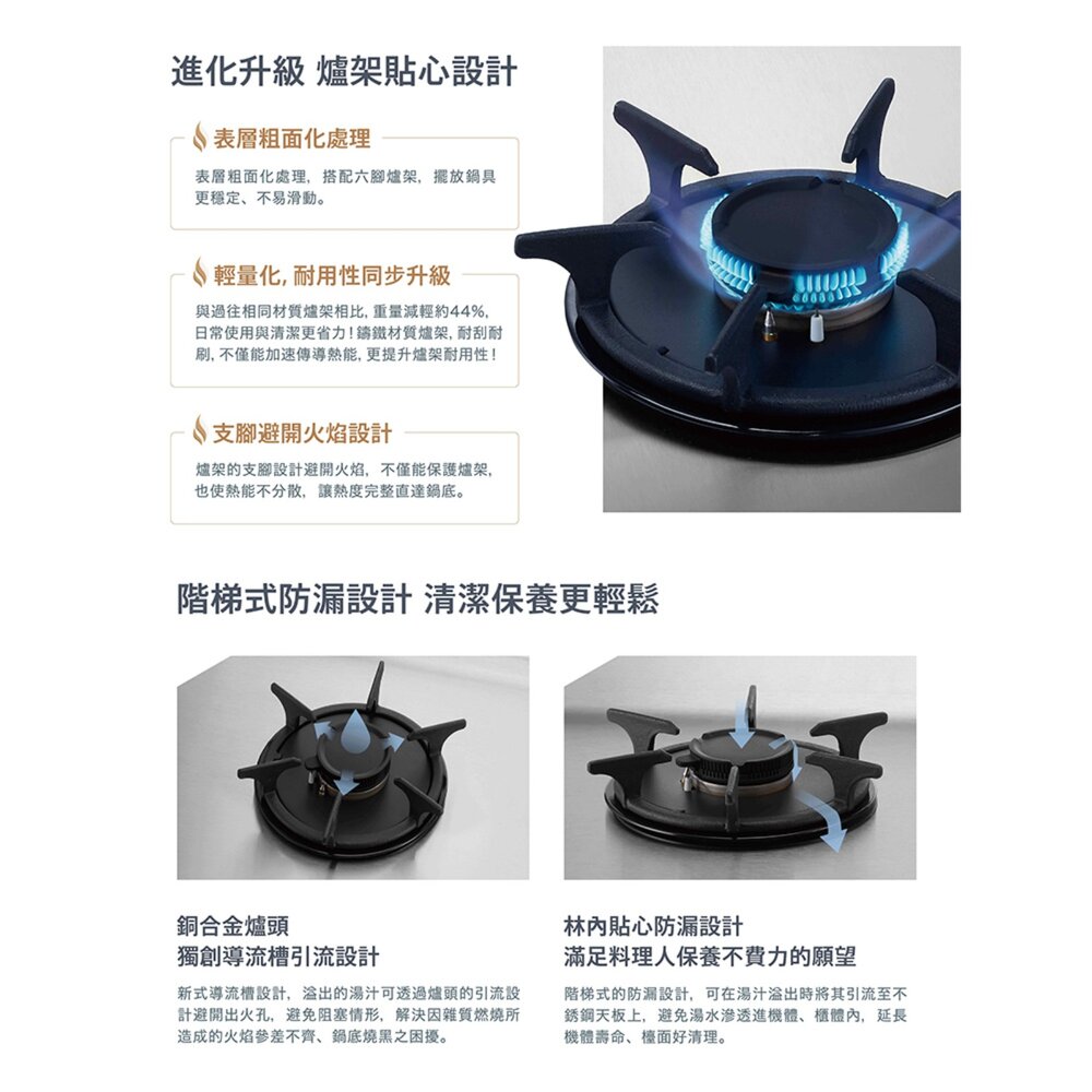 林內牌 彩焱系列 RTS-L270S 彩焱不鏽鋼雙口台爐 瓦斯爐 限定區域含基本安裝-圖片-4
