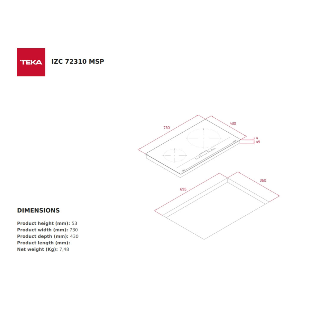 高雄 德國 TEKA 雙口感應爐 IZ-72310 感應爐 可刷卡-圖片-5