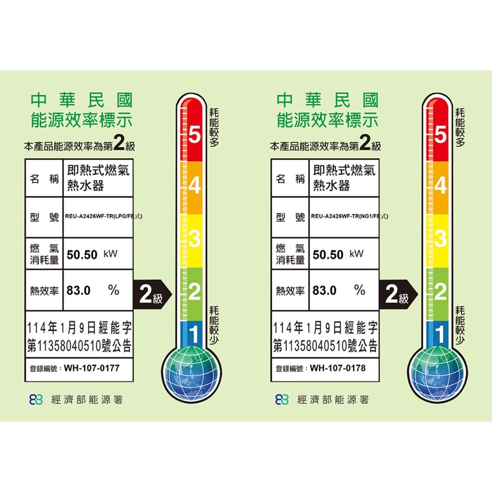 林內牌 日本進口 數位恆溫 強制排氣 24L 熱水器 REU-A2426WF-TR 限定區域含基本安裝-圖片-2