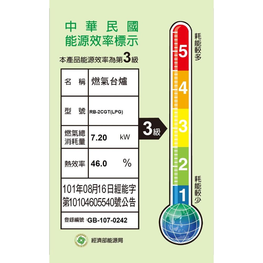 林內牌 瓦斯爐 內焰爐 檯面爐 RB-2CGT-TR(B) RB-2CGT 限定區域送基本安裝-圖片-2