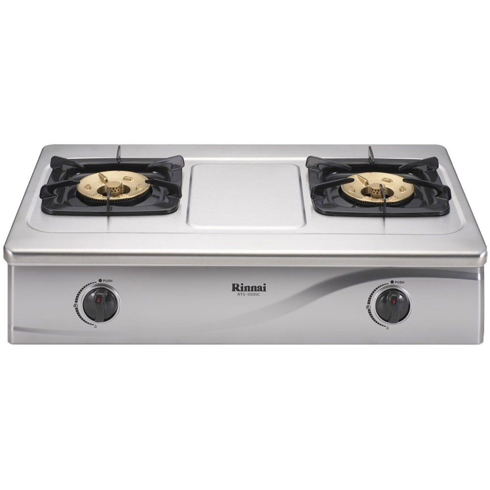 林內牌 瓦斯爐 RTS-203SC RTS203SC 台爐 ☆銅合金爐頭 限定區域送基本安裝-圖片-1