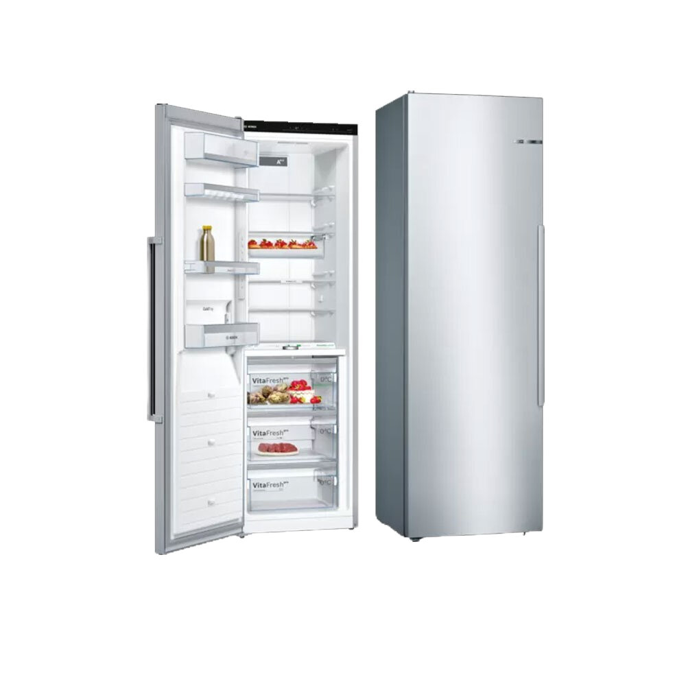 BOSCH 博世 KSF36PI33D 8系列 獨立式冷藏冰箱 抗指紋不銹鋼電冰箱-圖片-1