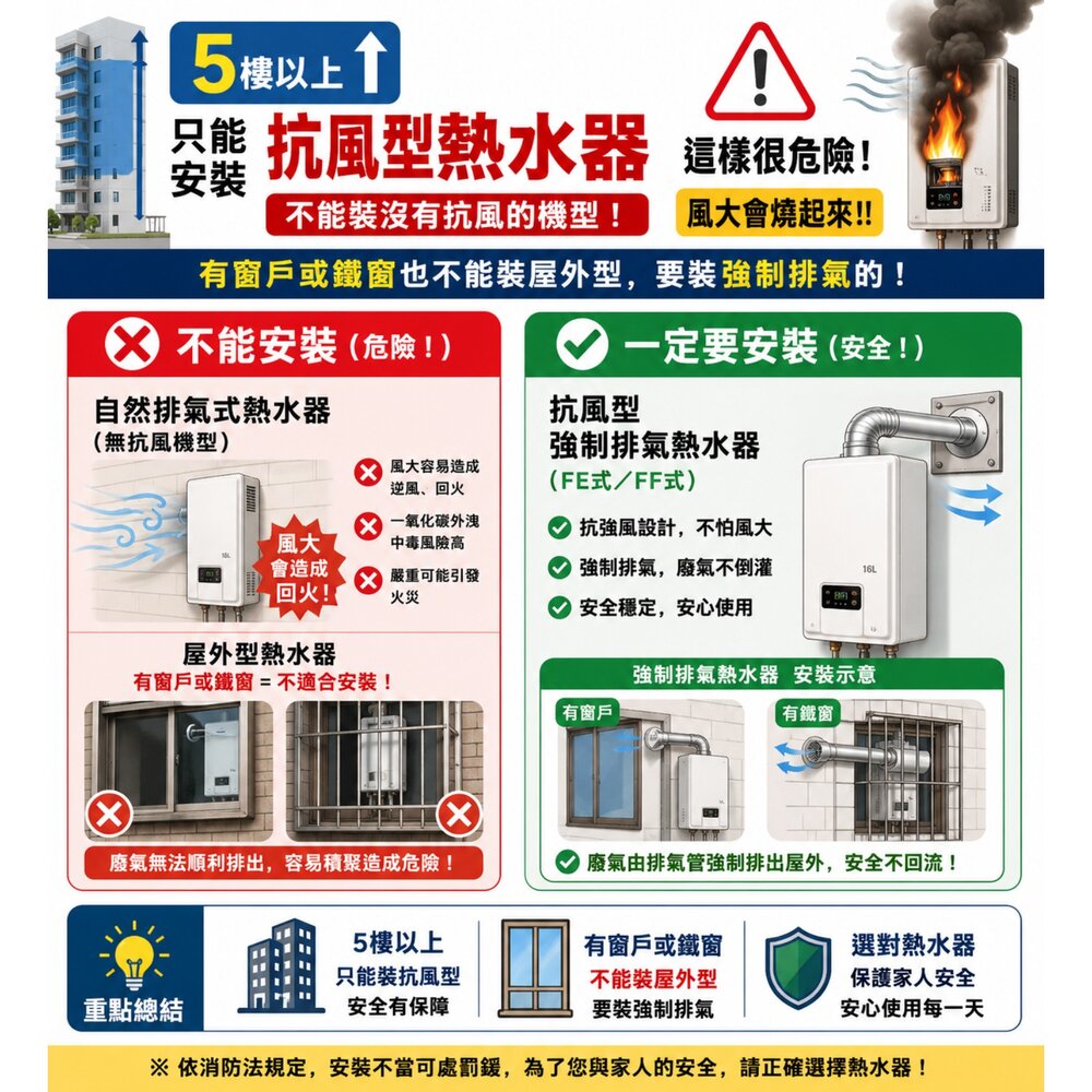 高雄 寶田 熱水器 PH-15A 屋外型熱水器 12L 智慧控溫 屋外型加強防風-圖片-3