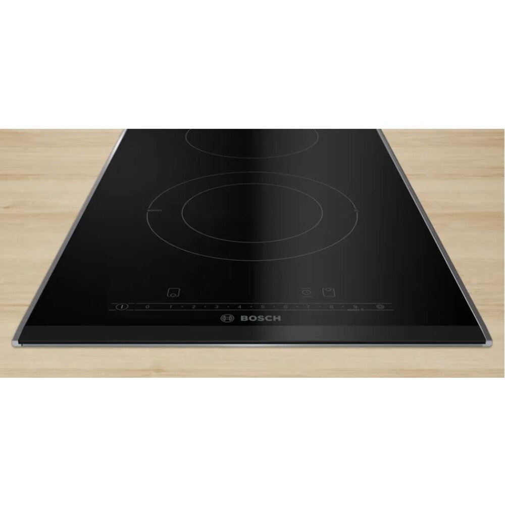 高雄 BOSCH 博世 PKF375FP2E 6系列 電陶爐 30 cm 深遂黑, 上裝式帶邊框-圖片-3