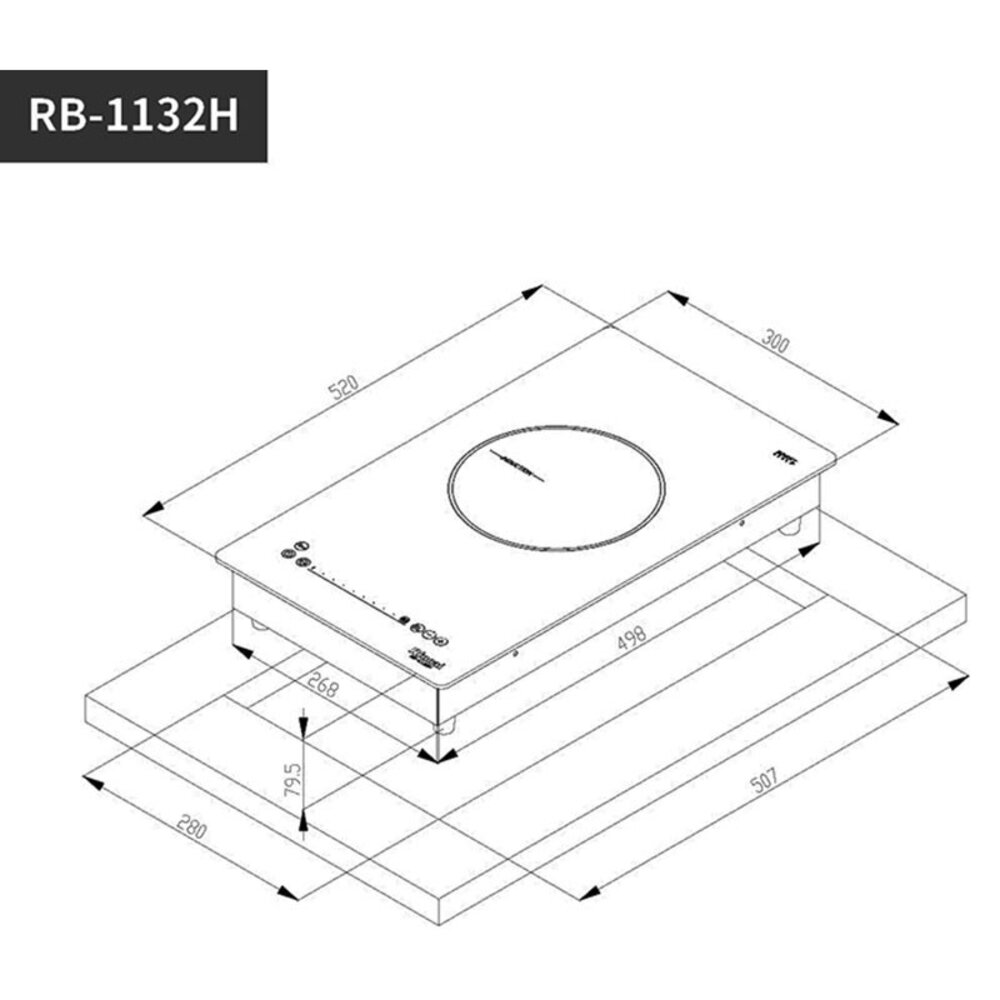 林內牌 RB-1132H IH智慧感應爐 ☆SCHOTT CERAN 陶瓷玻璃觸控面板 限定區域送基本安裝-圖片-4
