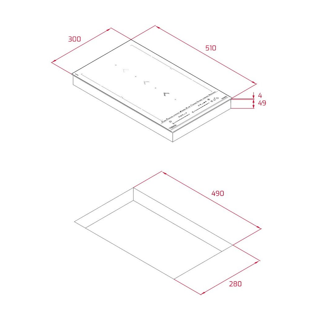 TEKA IZS 34700 MST 直式滑控橋接 雙口IH咸應爐-圖片-5