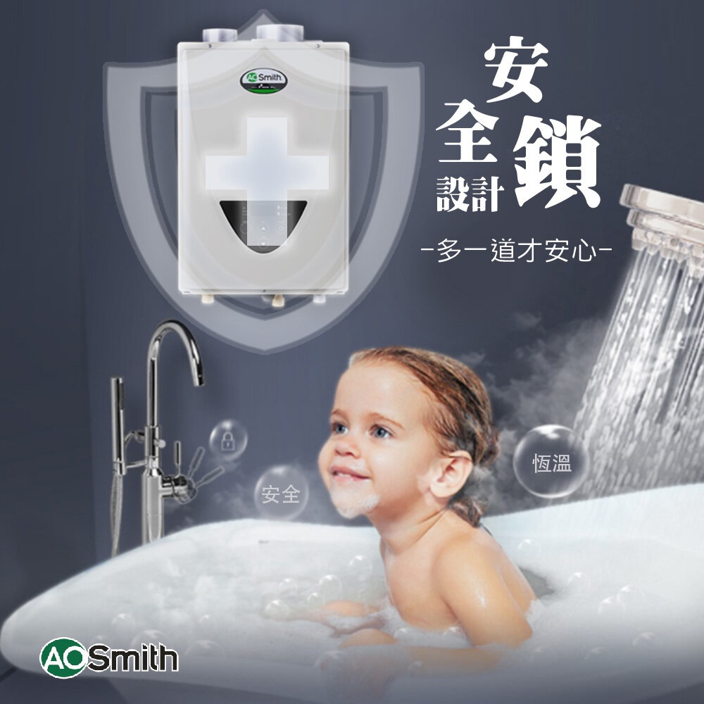 AO Smith ATI-310U 27L 瓦斯熱水器 室內型強制排氣 防一氣化碳 美國原裝進口-圖片-4