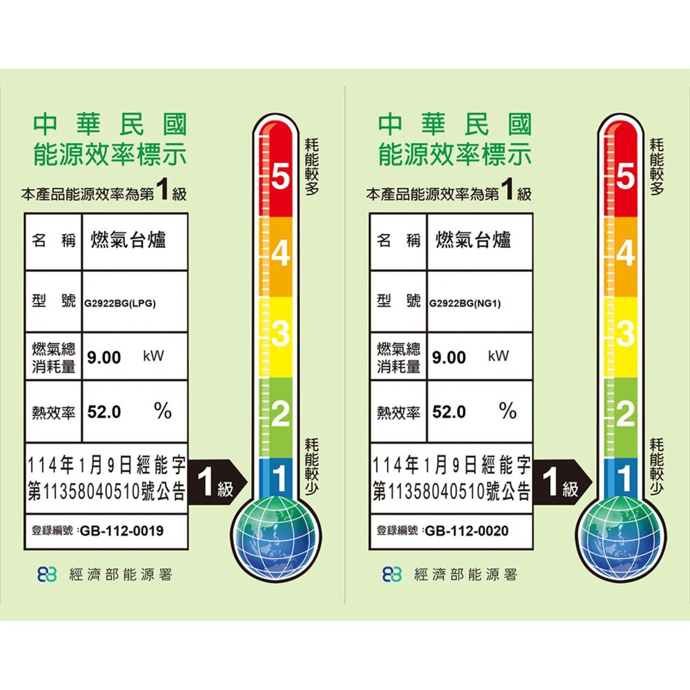 櫻花牌 G2922BG 胭脂粉 二口雙炫火玻璃檯面爐 2922 限定區域送基本安裝-圖片-2