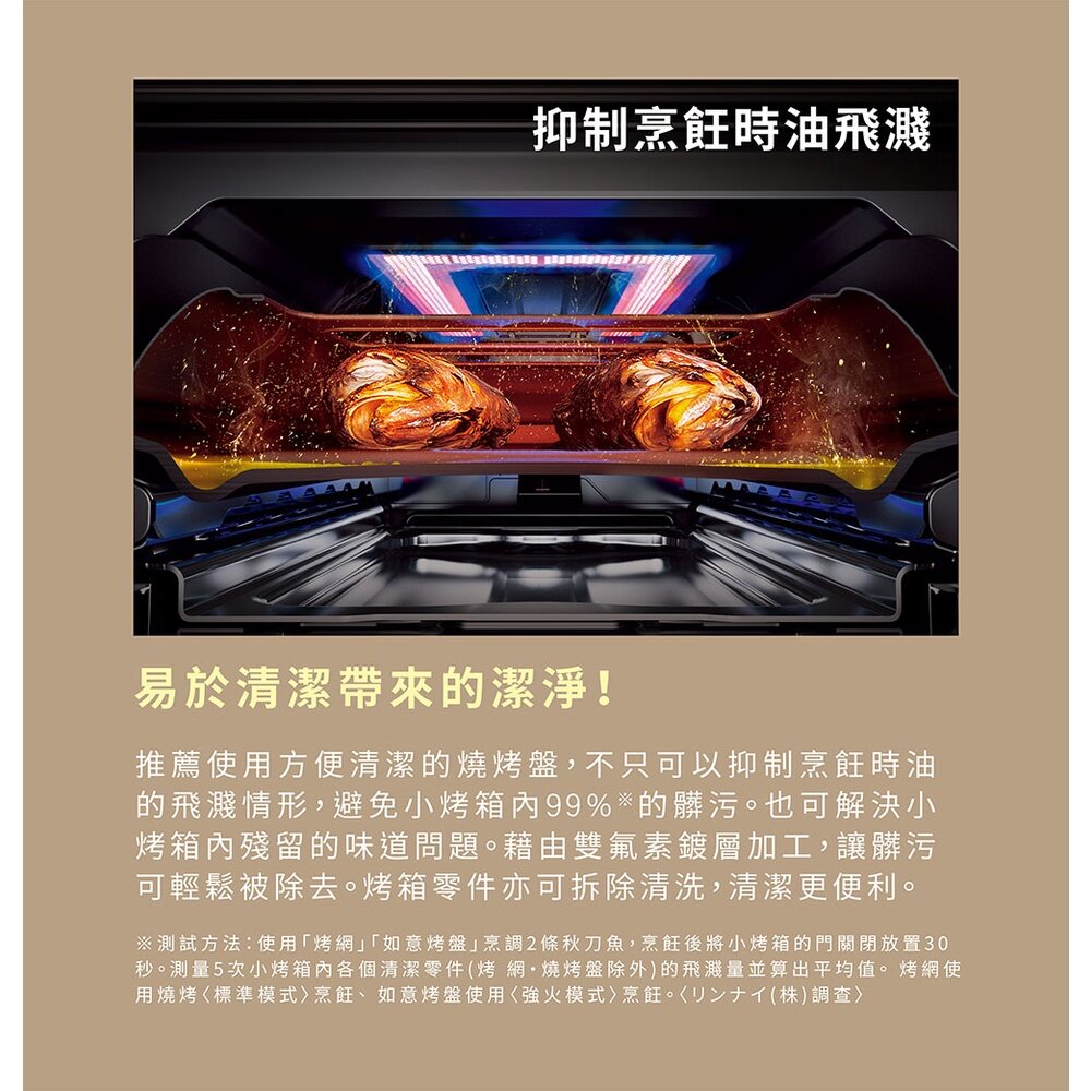 林內牌 RBO-PC91S 爐連烤(台爐)專用 HOWARO如意烤盤 燒烤盤-圖片-4